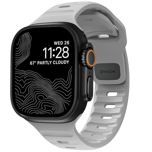 Nomad Sport Band - 45mm | Lunar Gray Apple watch ultra 2 band, Designed to give your Apple Watch a...