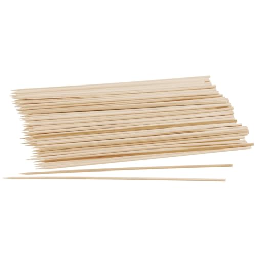 Fackelmann 56520 Pics à brochettes, Pics en Bois, Piques brochette, Bois, 20 x 0,25 cm, Naturel