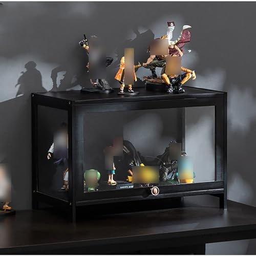 Figure Display Case,Display Cases for Collectibles,Display Cabinet with Acrylic,Quick Installation,Strong Load-Bearing Capacity,Sealed Dustproof,for Playroom, Bedroom. (Col