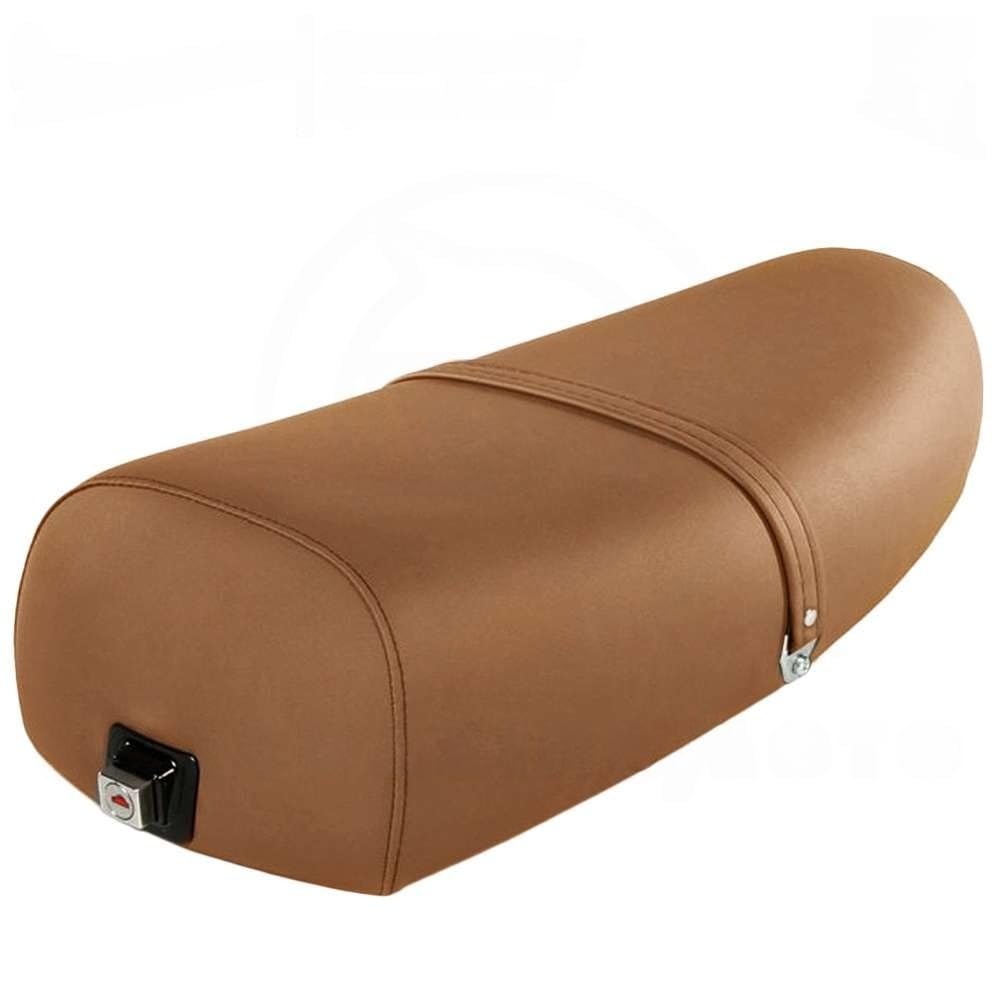 SELLA SELLONE MARRONE TIPO ORIGINALE COMPATIBILE CON VESPA PX 125 150 200 MADE ITALY 1978-2018