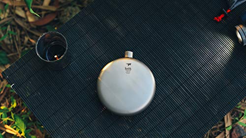 Keith Titanium Ti9302 Round Flask with Funnel - 5.0 fl oz ●●●●●●● Keith's 18th Anniversary: Exclusive Price!