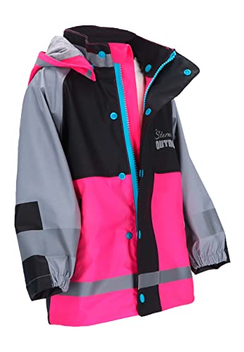 Sterntaler Unisex Baby Funktions-regenjacke Rain Jacket, Rosa, 98 EU – Ansicht 4