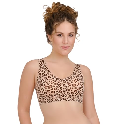 Image of Floatley Cozy Bra Comfort Wirefree Full Coverage Seamless Bra with Embedded Pad for Women