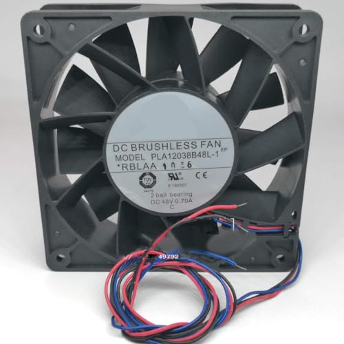 Ventilateur de refroidissement 48V 120mm haute pression statique à 3 fils