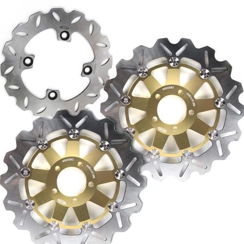 Rotors de frein Kawasaki Z750 avec usinage haute performance or