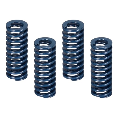 sourcing map 4 Pcs 3D Printer Die Spring 10mm OD 25mm Length Blue