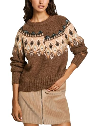 Pepe Jeans Para Mujer. PL702196 Jersey Holly MarróN (S), Casual, PoliéSter - 3