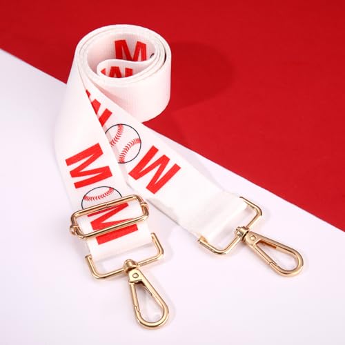 Image of NVENF Game Day Purse Strap Replacement Baseball Basketball Soccer Golf Crossbody Shoulder Bag Straps for Stadium Clear Purse (Style K)