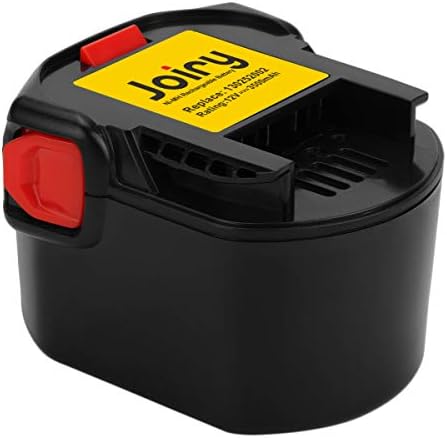 Joiry 12V 3500mAh Replacement Ni-MH Battery Compatible with Ridgid 130252002, 130254001, 200901013, 200901010, R82015 R820011 R82233 R82001 R8408 R829 AEG B1214G B1215R B1220R (4000mAh)