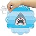 Big Dot of Happiness Shark Zone - Jawsome Shark Party or Birthday Party Round Table Decorations - Paper Chargers - Place Setting for 12