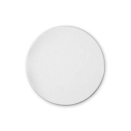 Image of Round Stretched Canvas Board 100% Cotton, Primed - MDF Backed Circle Panel for Acrylic, Oil & Watercolor Painting (8 inch Pack of 2)