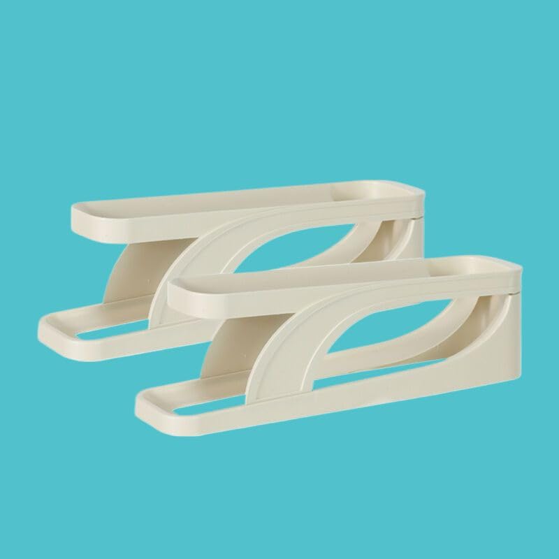 Bacs de rangement pliables frigo support œuf distributeur automatique x2