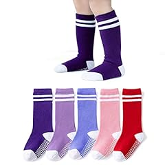 Athletic Stripes Girls 5 Pairs
