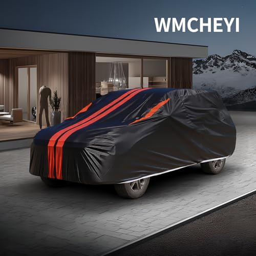 Image of Car Covers for Automobiles, 6 Layers Car Cover Waterproof All Weather, Outdoor Car Cover Sun UV Rain Snow Wind Protection, Full Exterior Cover Fit for 189 inch(189 * 73 * 65 inch) SUV