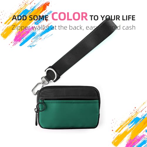 Image of The Iris Wallet Zipper Mini Coin Purse Keychain ID Holder Wallet