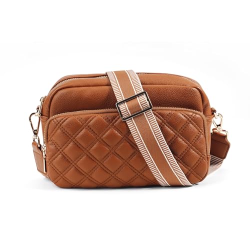 Petit sac à bandoulière compact pour femme anti-encombrement en cuir