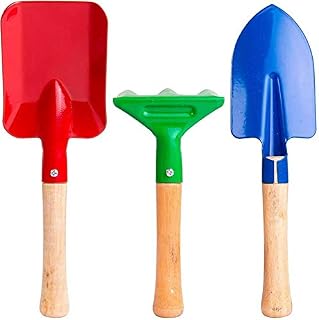 DIVINE TREE Kids Gardening Tools Kit – Garden Tools for Home Gardening Set for Kids (Shovel, Trowel, Rake) – Mini Garden T... Price In India