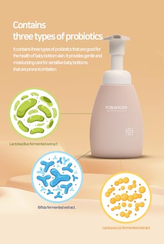 Probiotics-Lacto-Baby-Bottom-Wash-Diaper-Baby-Wash-pH-Balanced-Foam-type-Unscented-Vegan-certified-ingredients-Sensitive-Skin-845-fl-oz-Portable-101-fl-oz-Made-in-Korea