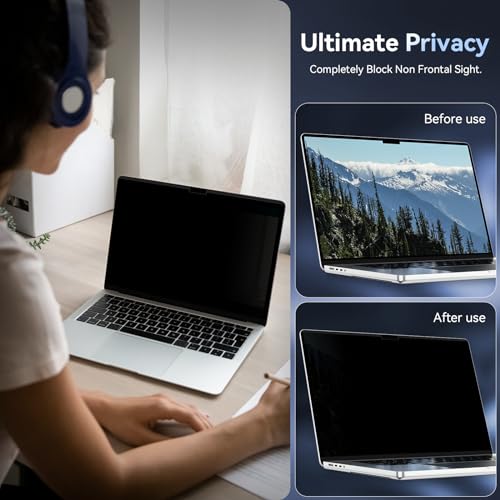 Magnetic Privacy Screen Protector Compatible with MacBook Pro 16 Inch (2021-2024, M1, M2, M3, M4) - Image 2