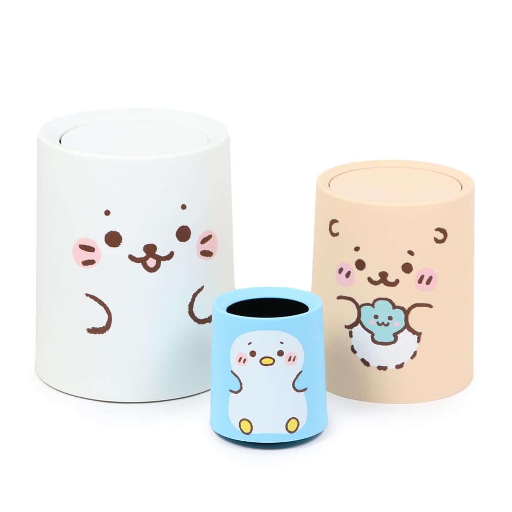 Amazon｜しろたん お友達 顔ぼん ダストボックス 3セット