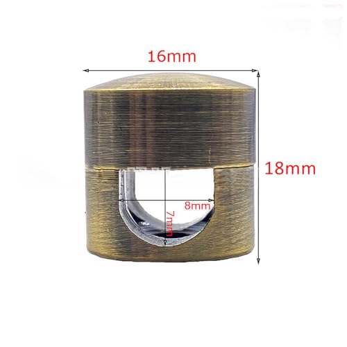 Clip de cable de metal para escritorio de pared, organizador de cables de aluminio ajustable con tornillos, 5 piezas miniatura 3