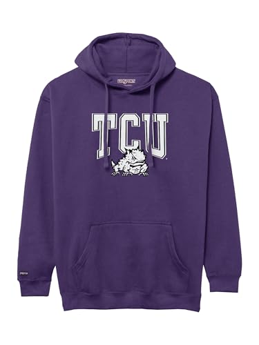 Image of JanSport NCAA Officially Licensed Rival Hoodie, Long Sleeve Unisex Sweatshirt, Cotton-Polyester Blend, Double-Layered Hood