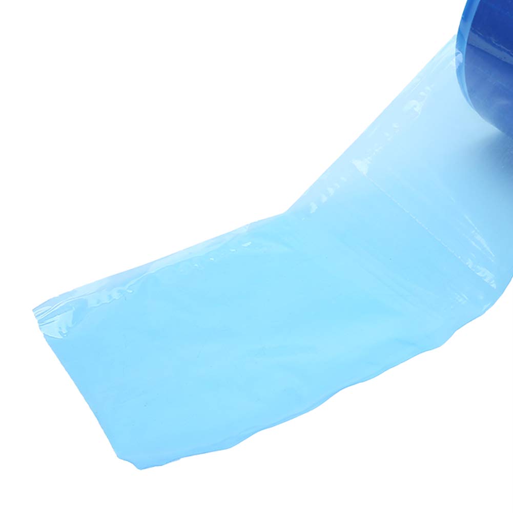 1200 feuilles/film de protection en rouleau, film protecteur de tatouage en plastique anti-buée, protéger les instruments pour protéger(Blue transparent)