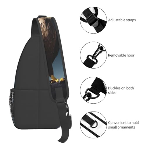 Bolso Cruzado Eagle under the stars para Hombre y Mujer miniatura 5
