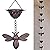 SMQLJXC 8.5Ft Bee and Cup Rain Chain Outdoor Decorative Rain Gutter Drain Rain Catcher Gutter Chain