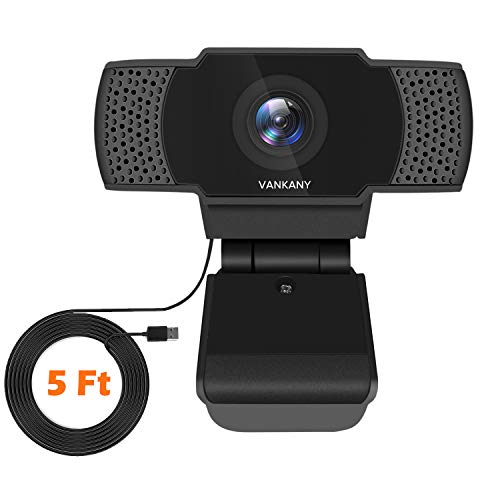 1080P PC Camera with Mic - USB Webcam for Live Streaming/Video Calling/Meeting/Online Teaching/Business