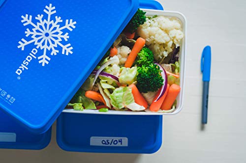 Amuse- Stackable And Unbreakable Alaska Commercial Grade Food Container Set With Lid- Made In Europe (Set Of 3-67 Oz. Each) #TOP7