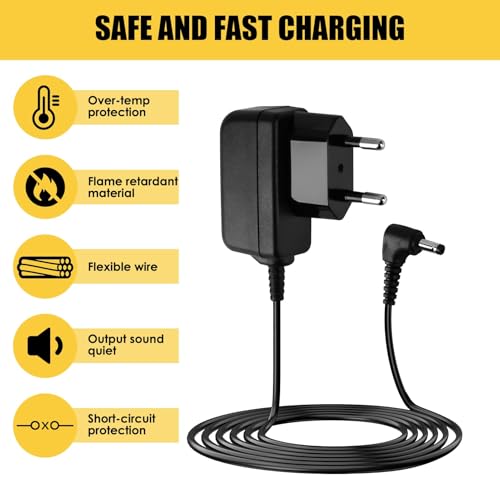 6V Netzteil Ladegerät für Omron Blutdruckmessgerät X7 Smart, AC Netzadapter Blutdruckmessgeräten für Omron M7 M500 M700 M3 M5 Serie, 1.4M Ersatz Netzteil Ladekabel Kompatibel mit M2 M6 M8 M9 X3 X4