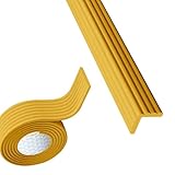 シャープエッジと家具の安全ガード、L字型テーブルエッジプロテクター、高弾性で柔らかい、テーブル、暖炉、カウンタートップ用(Wood,10M)