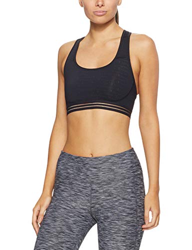 Champion Women's Absolute Workout Sports Bra Bra, champion Script/Black, Medium