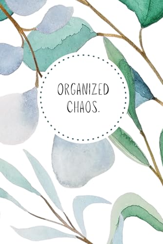 Undatierter Tagesplaner, Produktivitaetsplaner fuer 12 Wochen - Organized chaos - Poserlane: Erreiche deine Ziele und sei perfek