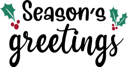 Poster A2 Canvas Season's greetings - Décoration murale motivante avec citations célèbres