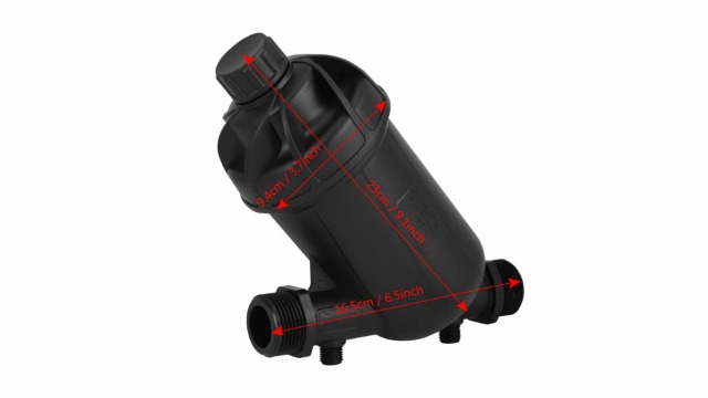 Image of 120 Mesh Irrigation Filter with Brass Fitting, 3 /4 Inch Male Thread for Drip Irrigation System, Garden Watering & Sprinkler Systems High-Flow Water Filter for Outdoor Irrigation