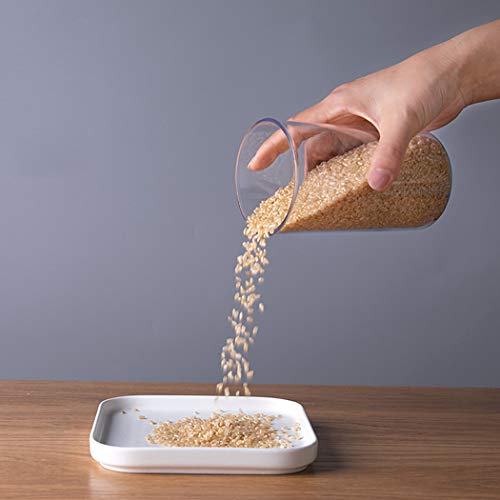 image for [4 Pack] WEIKI Sealed Jar Storage Tank Superimposed Grain Storage Tank