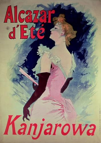 Peinture pour la décoration de la chambre à coucher style Jules Cheret 60x90cm