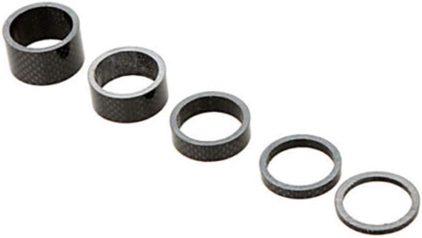 Bike Accessories 28.6mm Carbon Fiber 1-1/8" Handle Bar Bicycle Headset Spacer Headset Ring Spacing Pad Washer for Bikes(20mm)