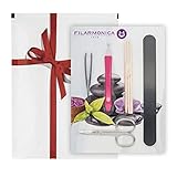 Tijera de manicura curva de cero carbono para cortar uñas. Con puntas delgadas y afiladas
