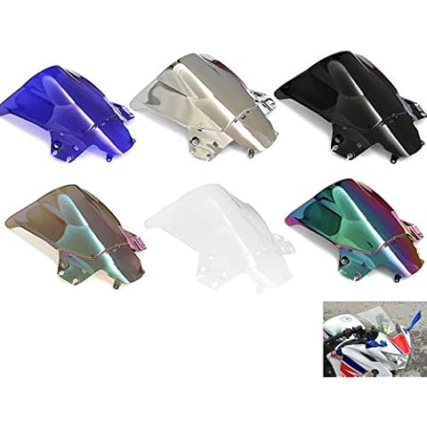 Motorcycle Double Bubble WindScreen Windshield Wind Deflectors screen Airflow Fit For Honda CBR250R CBR 250R 2011 2012 2013 (Black) Cover