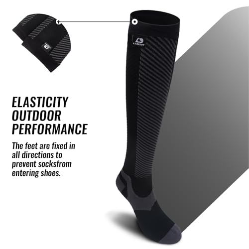 LEAKDRY Waterproof Merino Wool Ski Sock