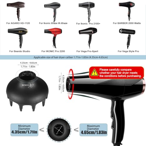 MAYCREATE Store MAYCREATE Diffuser Attachment for Hair Dryer, 4.3 4.6 - Image 3
