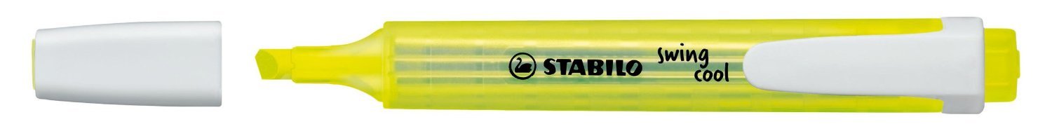 Stabilo swing® cool Textmarker Farbsortiert im Kunststoffetui Keilspitze 1 und 4 mm 275/4 4er-Pack im 5er Pack