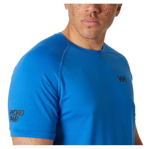 Helly Hansen Para Hombre. 34418 Camiseta Ocean Azul (S), Deportivo, Multideporte, Manga Corta, PoliéSter Reciclado, Sostenible - 5