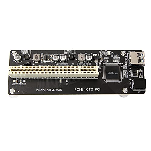 TEITEYER PCIE PCI-E PCI Express X1 to PCI Riser Card Bus Card High Efficiency Adapter Converter USB 3.0 Cable for Desktop PC - Image 2