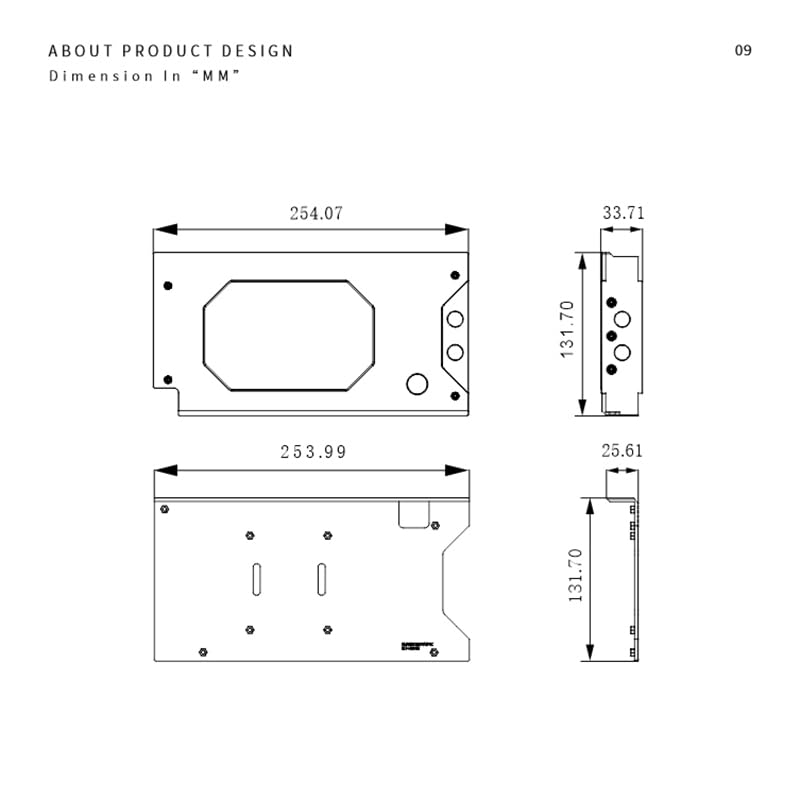 Image of Copper GPU Water Cooling Block GPU Waterblock for Asus TUF Gaming GeForce RTX 5090 D 32GB GDDR7