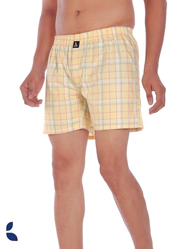 Image of Cotton Boxer Shorts for Men, Breathable, Comfortable & Lightweight (Pack of 2)