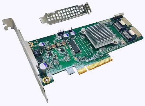 HBA Card SAS Controller PCI-E 2.0 6Gbps 8...